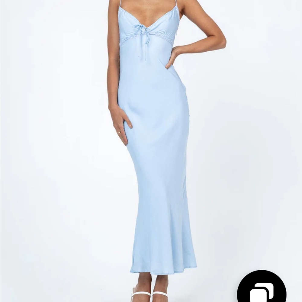 NWT EMILY MAXI DRESS BLUE - Picture 6 of 12